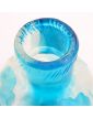 Vase Iris Bleue Cristallerie de Pantin
