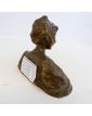 Petit Buste de Femme en Bronze Signé W.PERELMAGNE