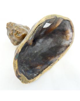 Petit Buste de Femme en Bronze Signé W.PERELMAGNE