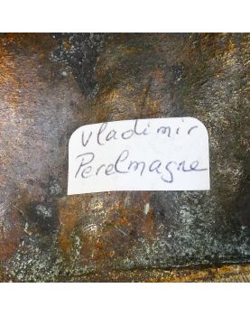Petit Buste de Femme en Bronze Signé W.PERELMAGNE
