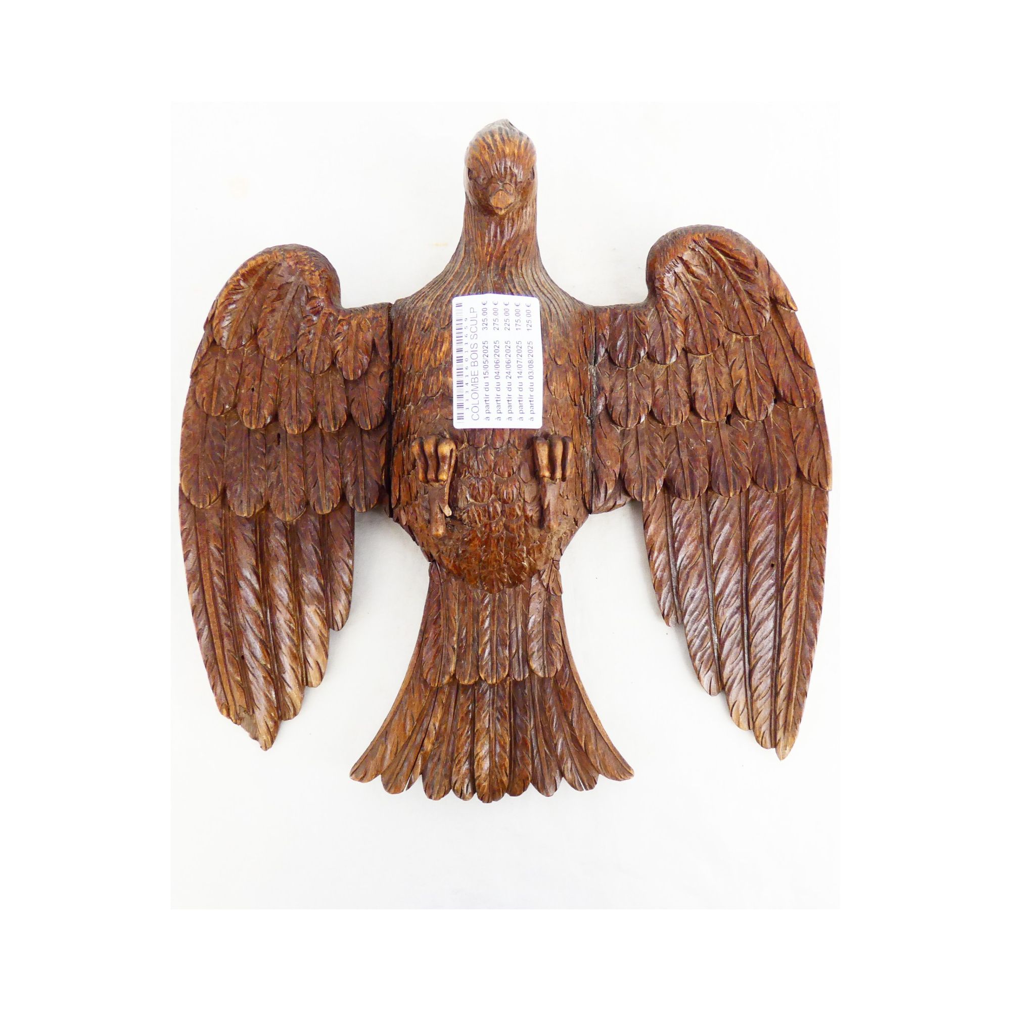 Colombe en Bois Sculpté Colombe en Bois Sculpté