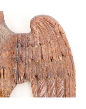 Colombe en Bois Sculpté