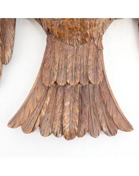 Colombe en Bois Sculpté