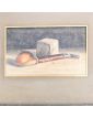 Aquarelle à la Pipe Signée F.BAUCHARD 1908