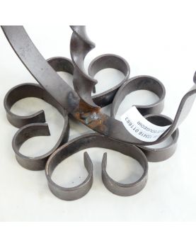 Pair of Wrought Iron Candlesticks