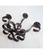Pair of Wrought Iron Candlesticks