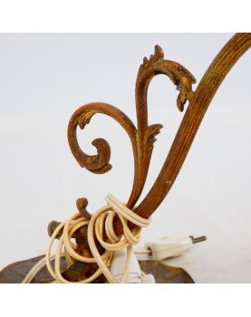 Petite Lampe de Bureau en Bronze 1900