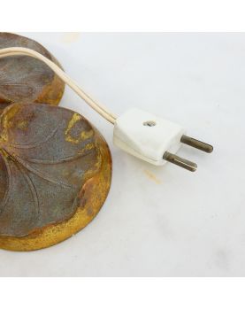 Petite Lampe de Bureau en Bronze 1900