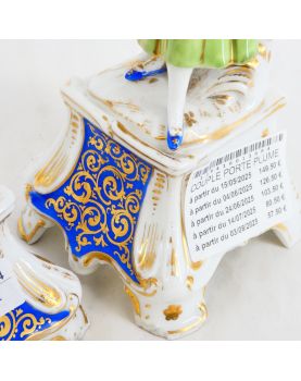 Porcelain Pen Holder Couple