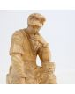 Alabaster Thinker Statue