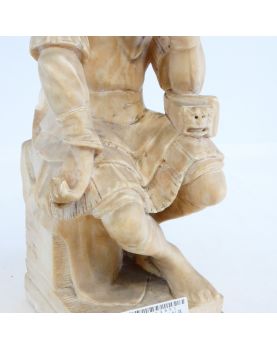 Statue Penseur en Albâtre