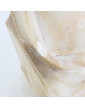 Alabaster Thinker Statue
