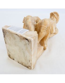 Alabaster Thinker Statue