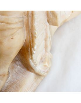 Alabaster Thinker Statue