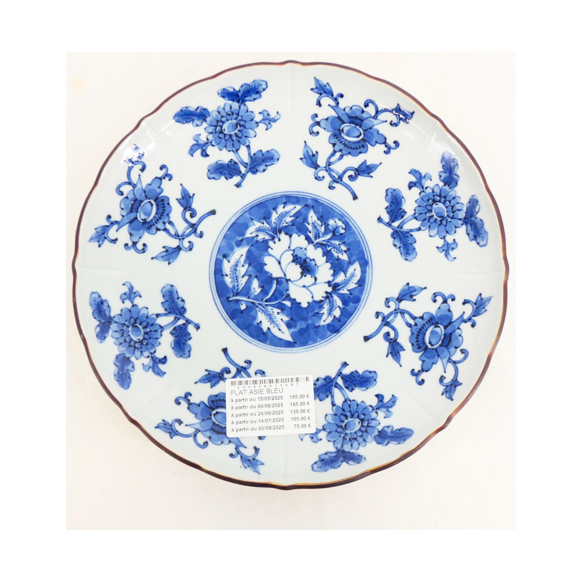 Plat Asie Bleu Plat Asie Bleu