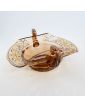 1900 Enameled Cup with 2 Handles in Smoked Glass