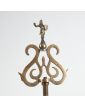 Grande Lampe à Huile en Bronze Électrifiée