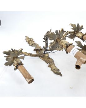 Pair of Louis XV Style Bronze Wall Lights