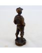 Petit Sujet Enfant à la Casquette en Bronze