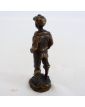 Petit Sujet Enfant à la Casquette en Bronze
