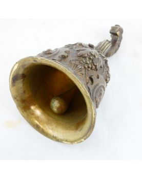 Petite Cloche en Bronze Pampre de Vigne
