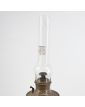 Grande Lampe à Pétrole en Laiton Argenté