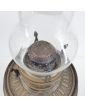 Grande Lampe à Pétrole en Laiton Argenté