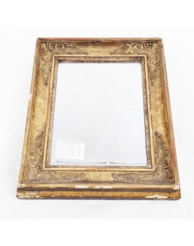 Petit Miroir Dore XIXe Siècle