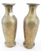 Paire de Vases Asie en Laiton