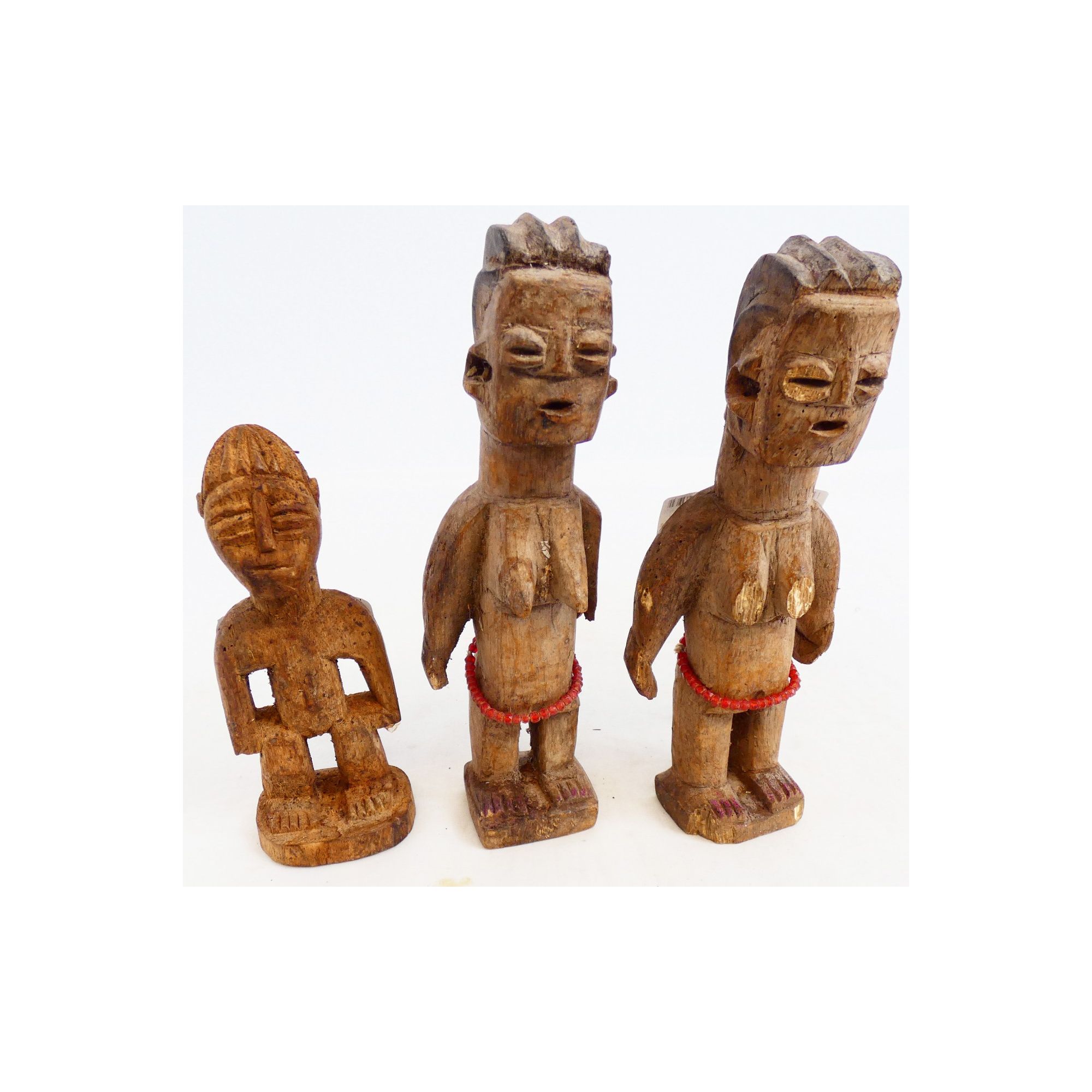 Lot 3 Statuettes Ewe Togo Lot 3 Statuettes Ewe Togo