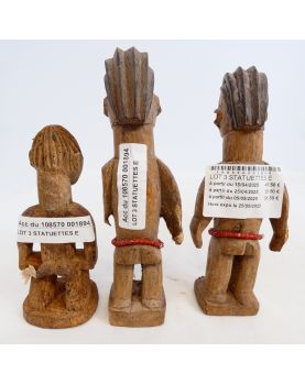 Lot 3 Statuettes Ewe Togo
