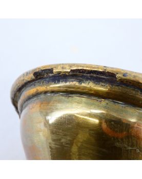 Brass Mortar with Bronze Pestle