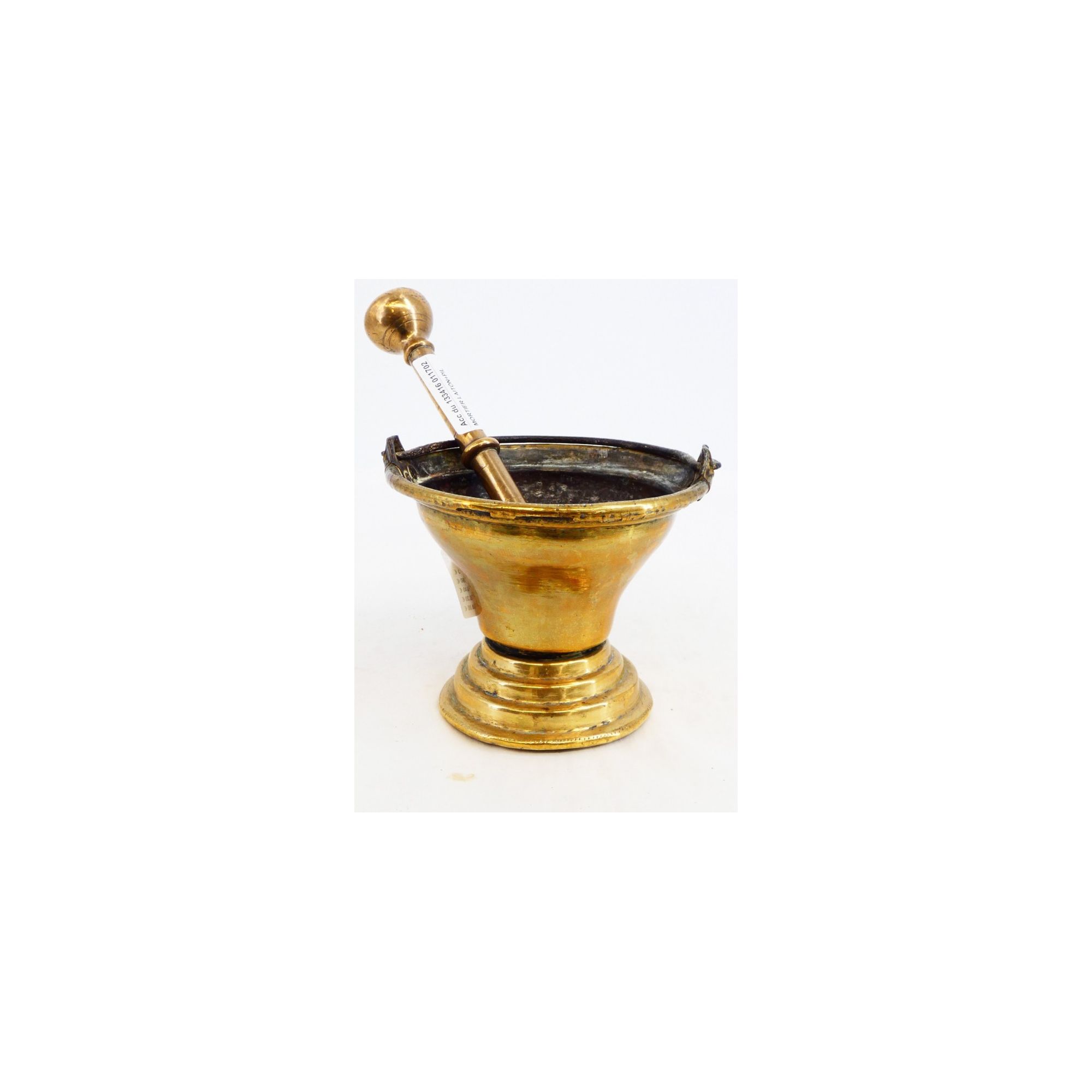 Brass Mortar with Bronze Pestle Brass Mortar with Bronze Pestle