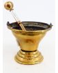 Brass Mortar with Bronze Pestle