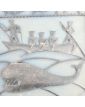 Metal Coat of Arms with Whale Decor