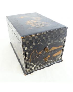 Black Lacquered Japanese Box