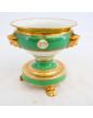 Confiturier en Porcelaine de Paris Vert