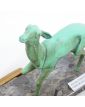 Paire de Veilleuse au Biche sur Socle en Marbre