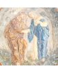 Pair of Religious Plaster Medallions