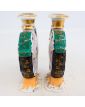 Pair of Small Porcelain Bottle Vases without Stoppers
