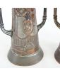 Paire de Petits Vases en Métal 1900