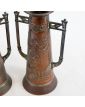 Paire de Petits Vases en Métal 1900