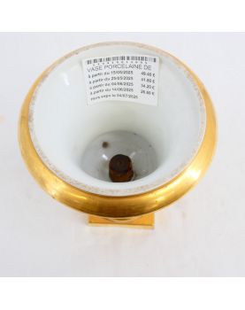 Gilded Paris Porcelain Vase