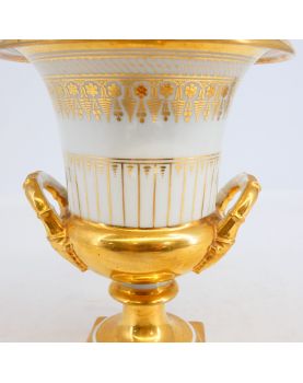 Vase en Porcelaine de Paris Doré