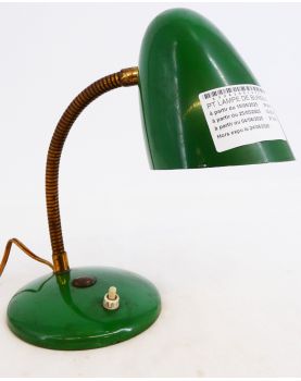 Petite Lampe de Bureau Verte