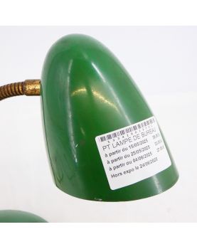Petite Lampe de Bureau Verte