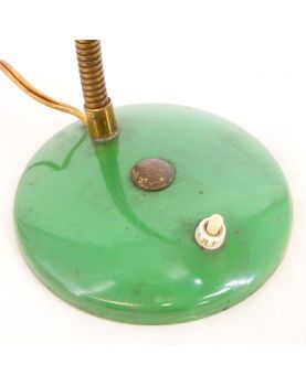Petite Lampe de Bureau Verte