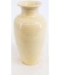 Vase en Terre Cuite Émaillée Beige