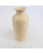 Vase en Terre Cuite Émaillée Beige