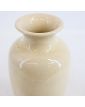 Vase en Terre Cuite Émaillée Beige
